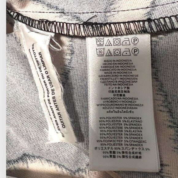 Michael Kors Black and Tan Midi Dress - Picture 9 of 9